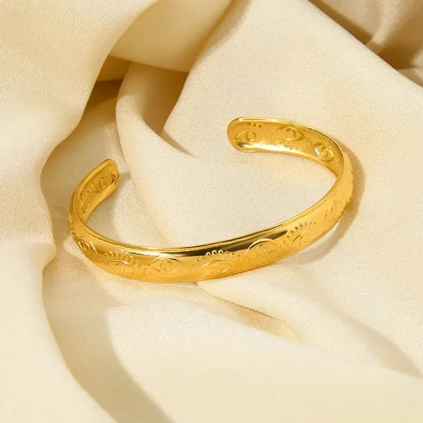 Gold_Lady_Eye_Cuff_Bracelets_For_Women
